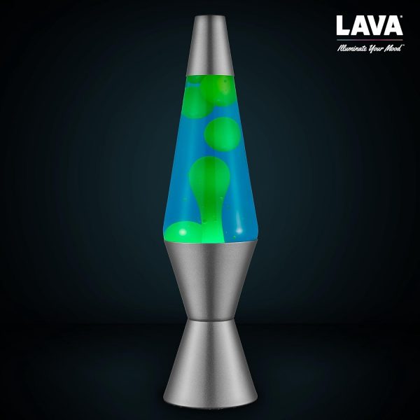 Lava? Lamp - 14.5 Deep Ocean - The Original Motion Light - Yellow/Green Wax and Blue Liquid - Item #2634 (Amazon Exclusive)